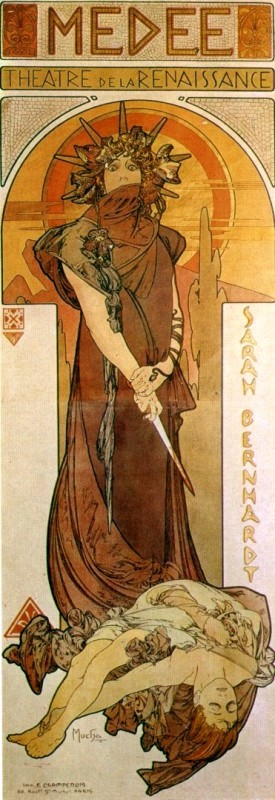 Medea door Alphonse Mucha